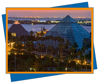 Sunset RV Park Galveston Moody Garden Pyramids